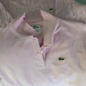 Lacoste Bright Pink Ladies Shirt and Sweater